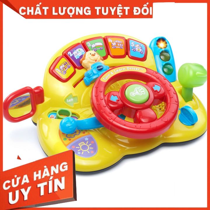 [Chính hãng] Đồ Chơi Vô Lăng Lái Xe Vtech Giúp Phát Triển Trí Não Cho Bé