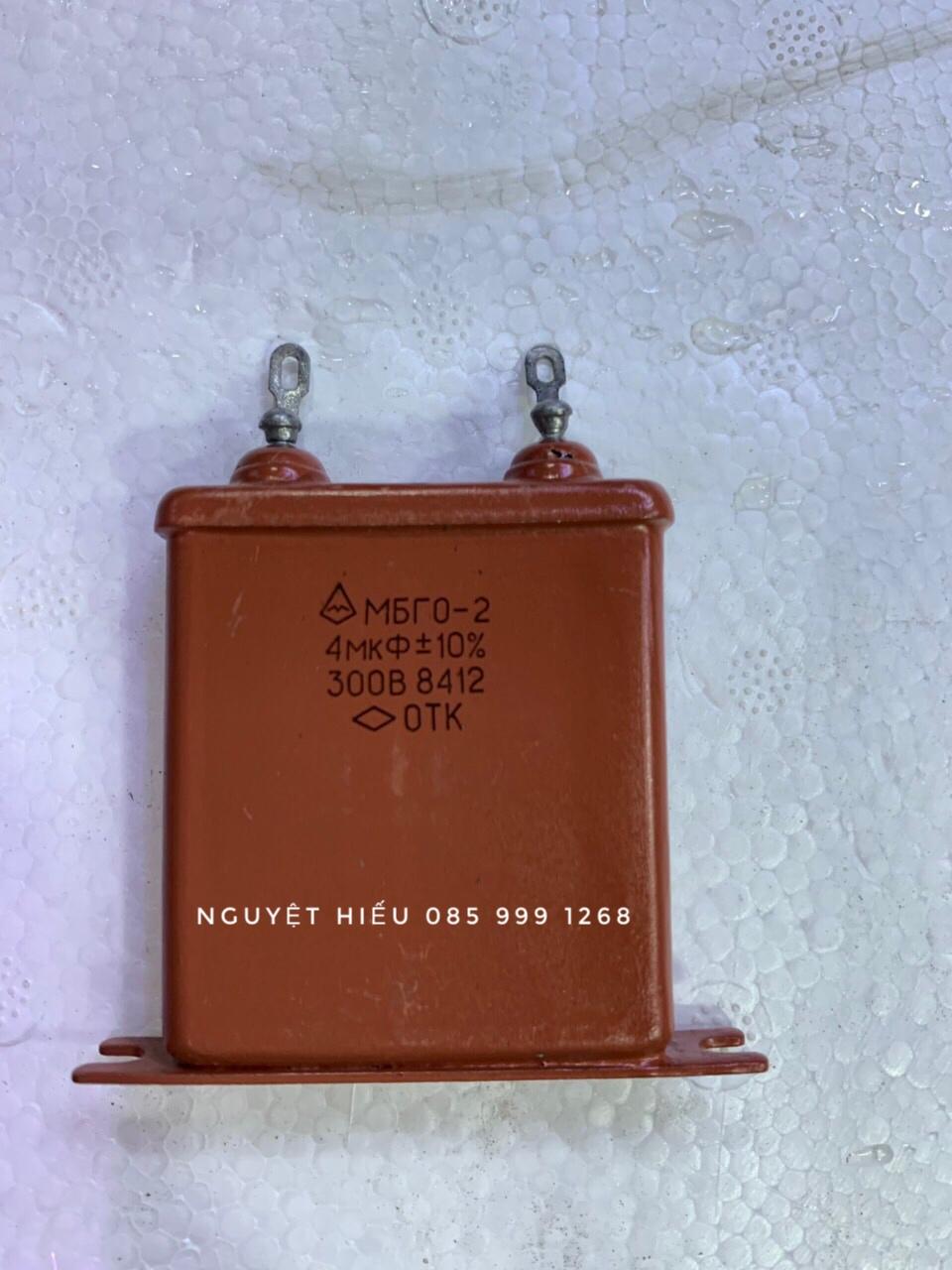 Tụ điện mỏng Nga 4uF 300B