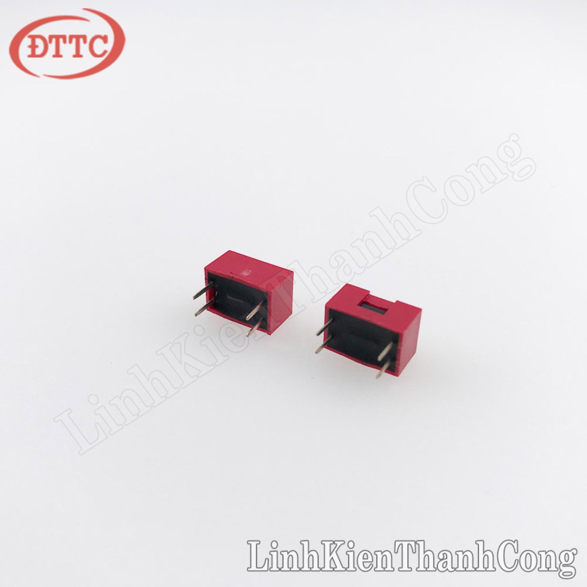 Công tắc bit 2p màu đỏ