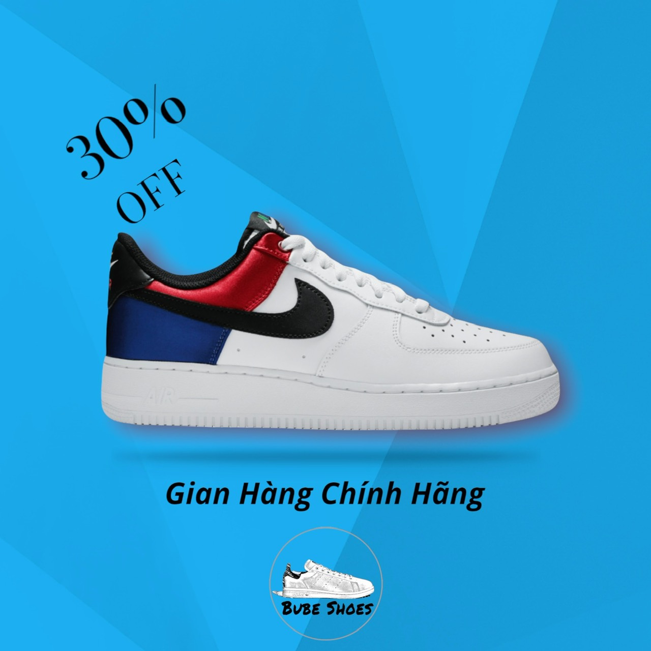 (Chính Hãng) Giày Air Force 1 Low '07 White Black DH7561-102