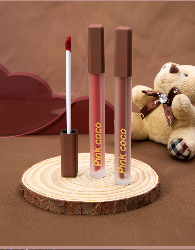 Son kem lì nội địa Trung PINKCOCO dưỡng ẩm chống nước lên màu đẹp, Son môi giá rẻ PINKCOCO chất son mịn siêu lì