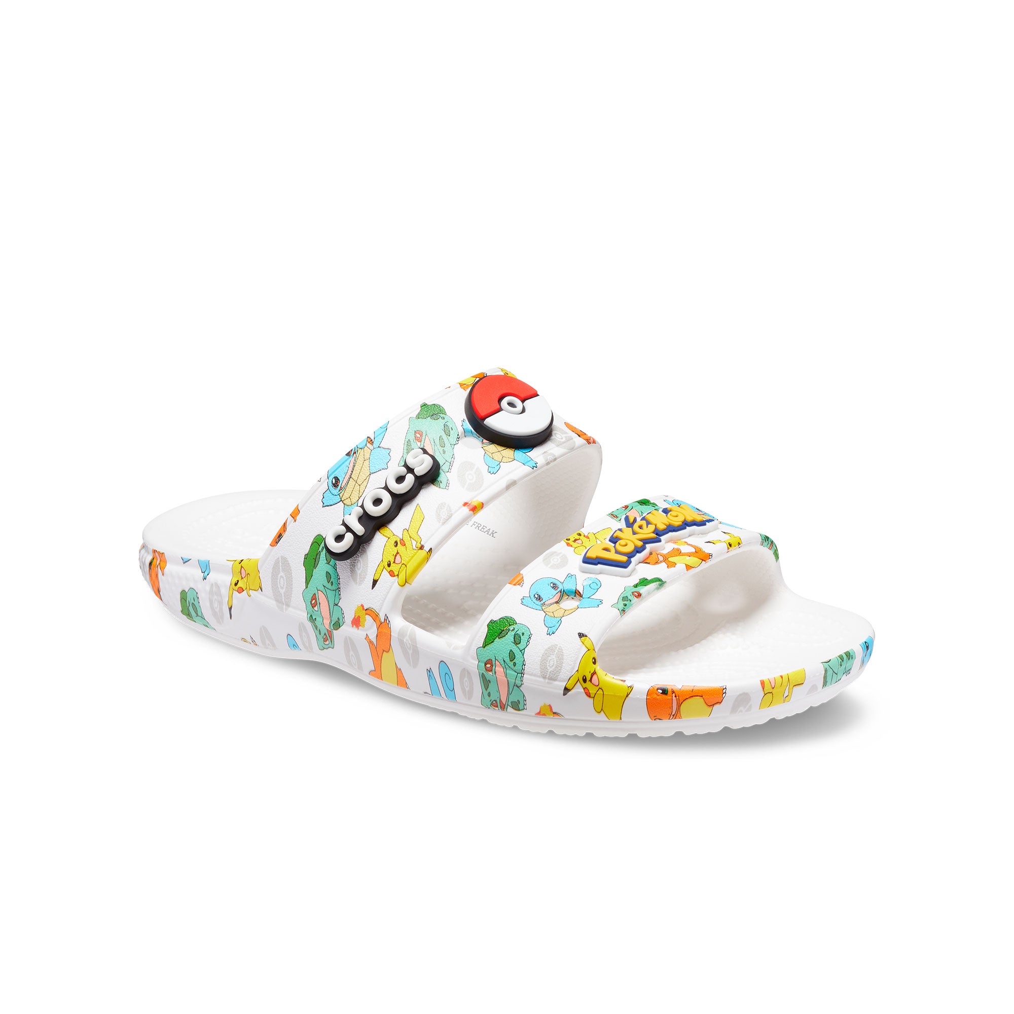 Dép Xăng Đan Unisex Crocs Pokemon Classic - White