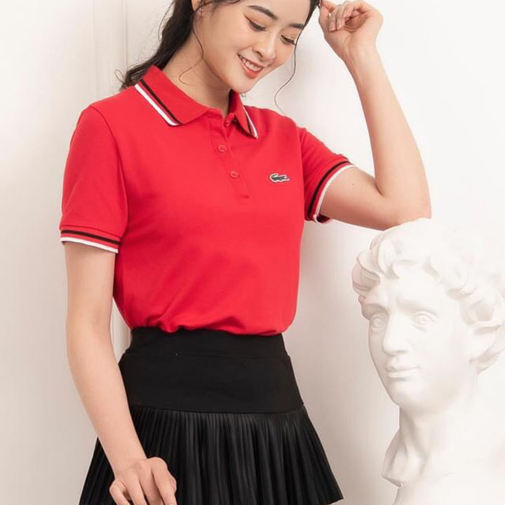 Áo Polo Nữ Cộc Tay Có Cổ Thoáng Mát