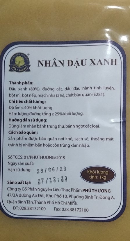 Nhân Trung Thu Phú Thương gói 1kg