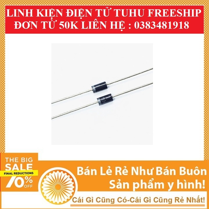 combo 10 diode 1n4007 1A-1000v (DIP) (10c) diot