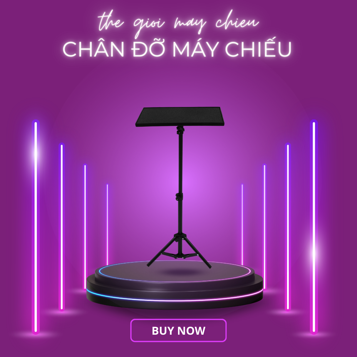 [CHÂN ĐỠ]GIÁ ĐỠ BA CHÂN MÁY CHIẾU THÉP CHỐNG DỈ