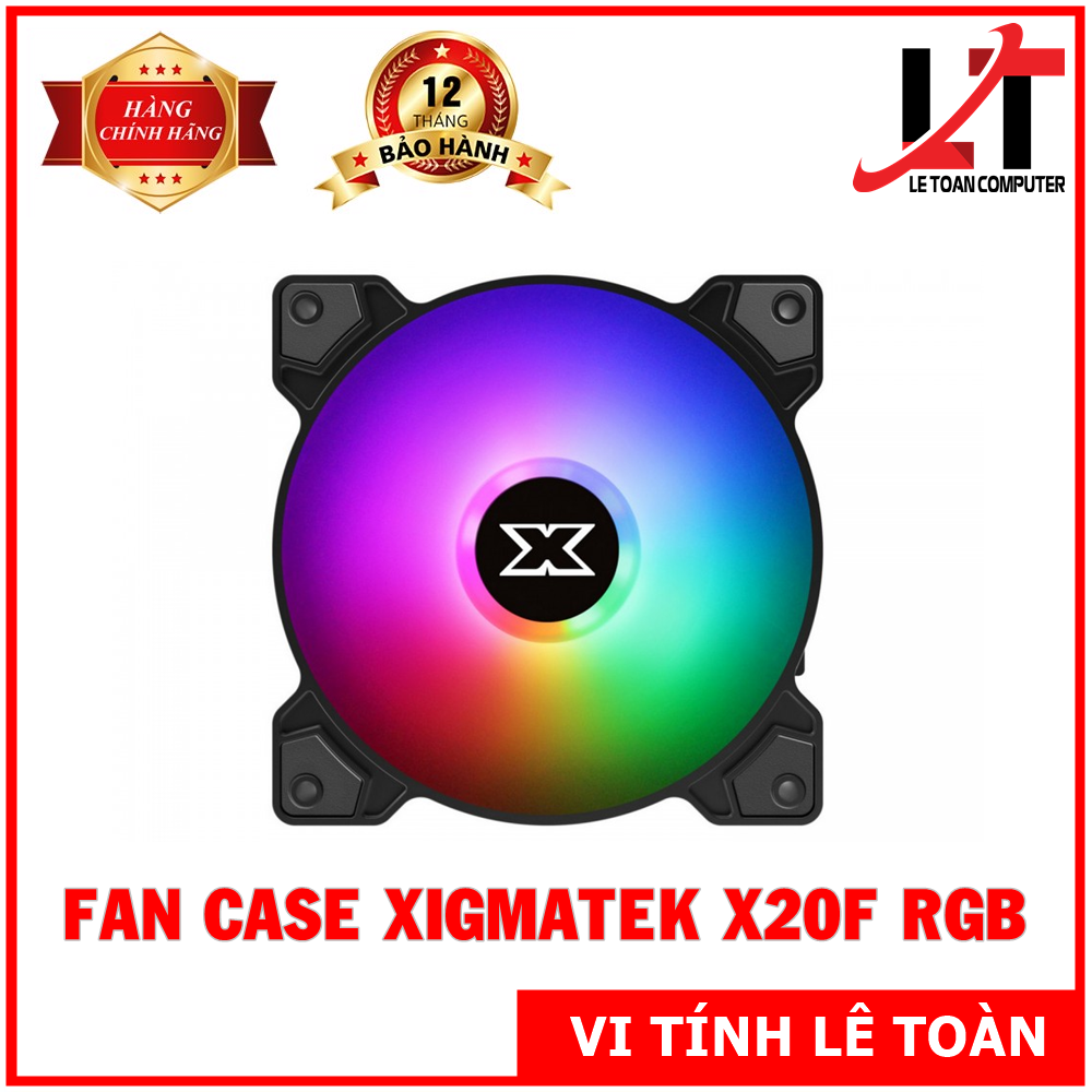Quạt Case Xigmatek X20F RGB (Chính Hãng Mai Hoàng)