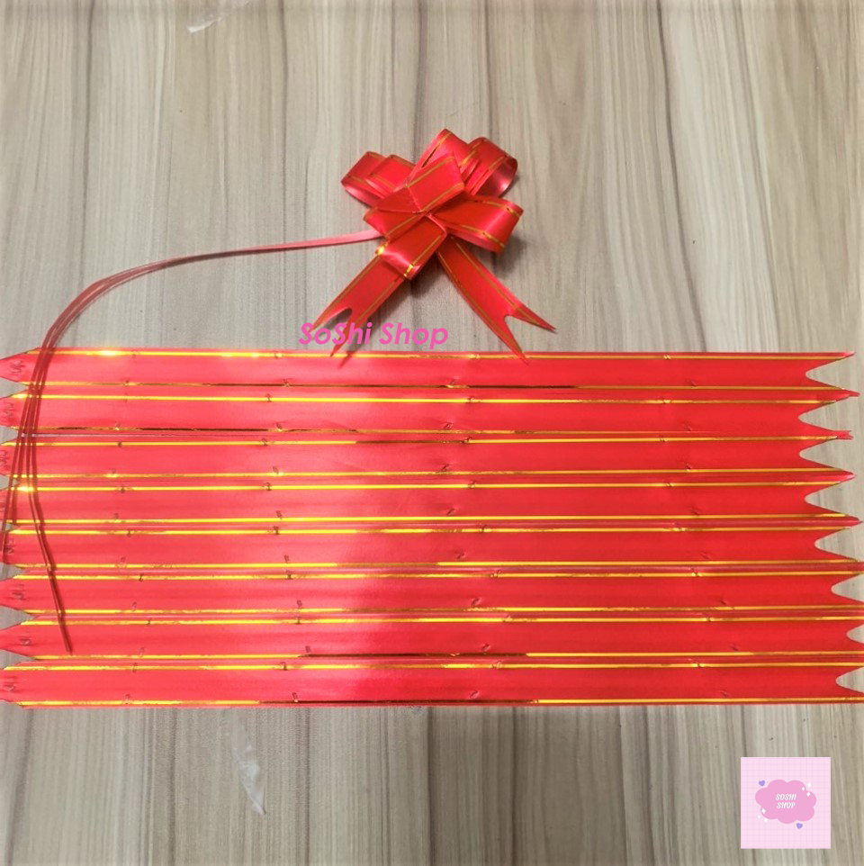 [Set 10 cái] Nơ Rút Gói Quà 34cm*1,8cm