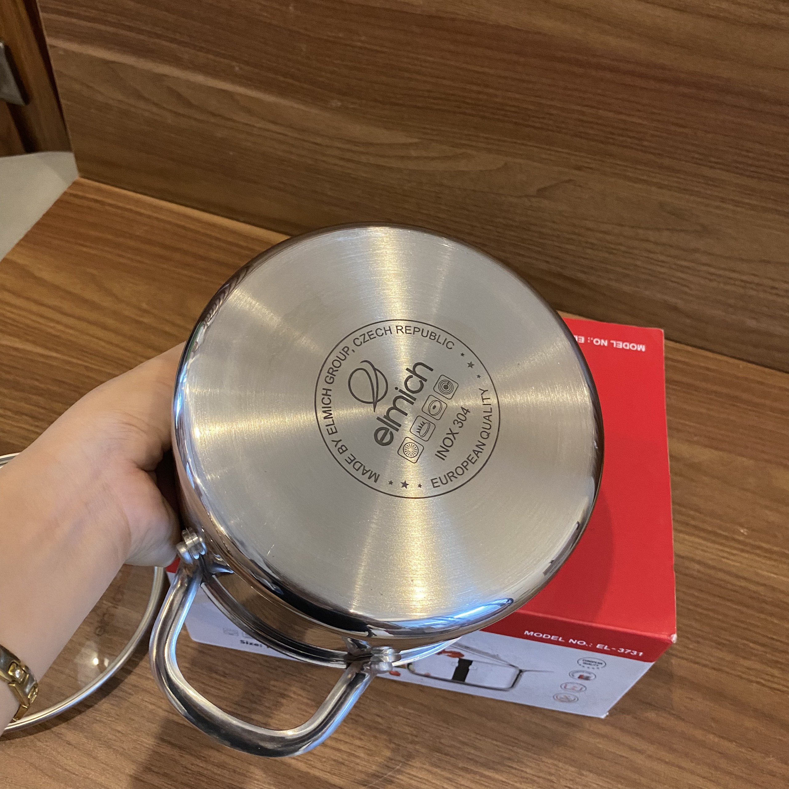 NỒI INOX CAO CẤP 3 LỚP ĐÁY LIỀN TRI-MAX 16CM.