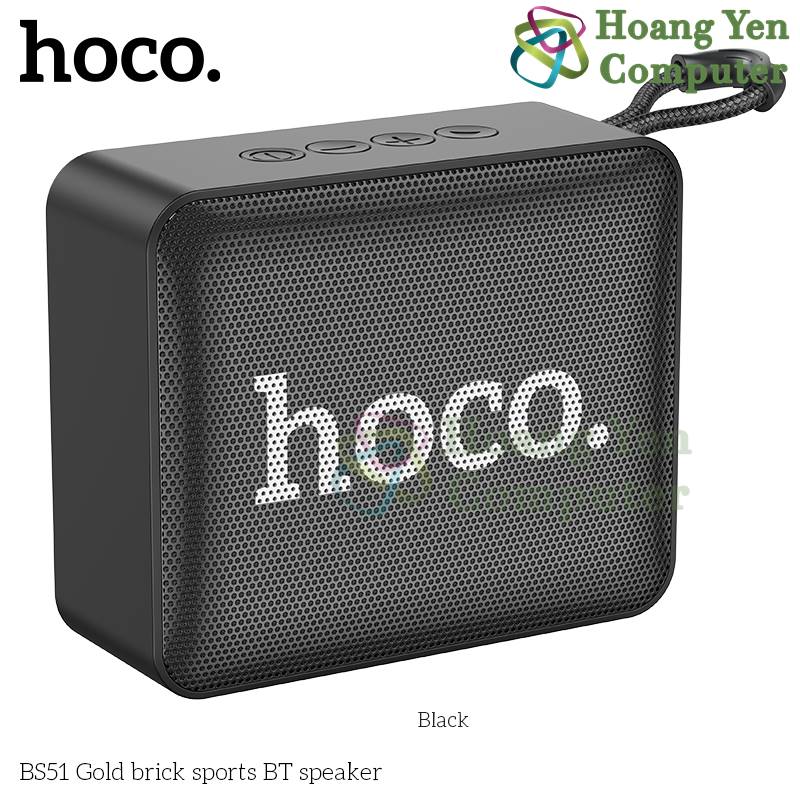 Loa bluetooth hoco bs51 v5.1, tws, khe cắm usb, thẻ nhớ, aux - bh 12 tháng chính hãng - hoàng yến computer