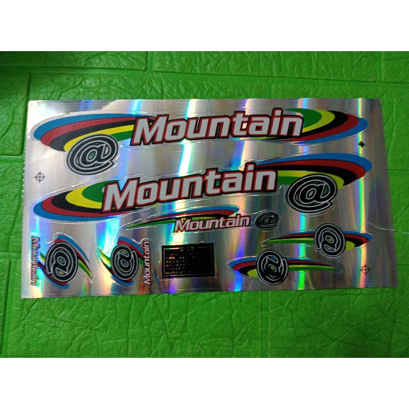 Bộ tem dán xe đạp Mountain LuciA hàng nhập Thái Lan