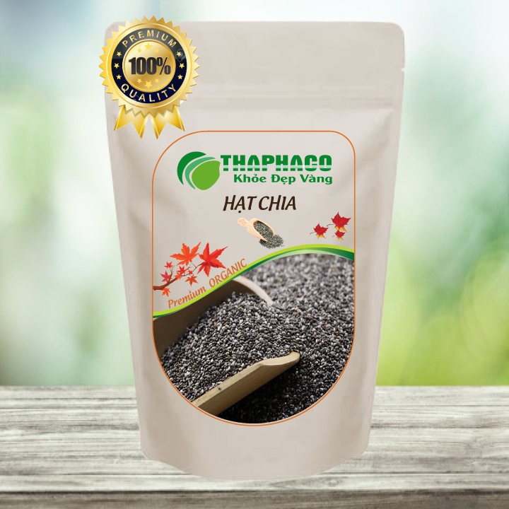 [Túi Lớn 1kg] Hạt Chia Hữu Cơ Nhập Khẩu Từ Úc - Hàng Chính Ngạch - Chất Lượng Cao