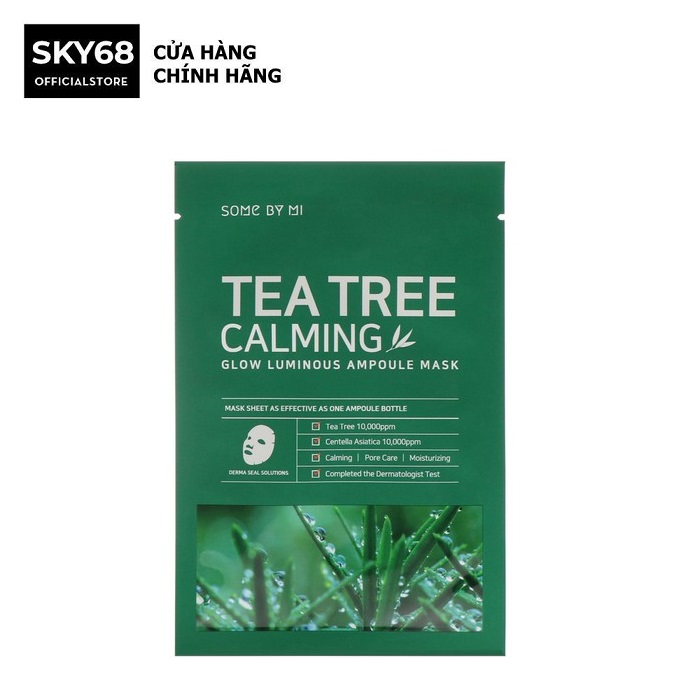 Mặt Nạ Chiết Xuất Tràm Trà Làm Dịu Da, Giảm Mụn Some By Mi Tea Tree Calming Sheet Mask 25g