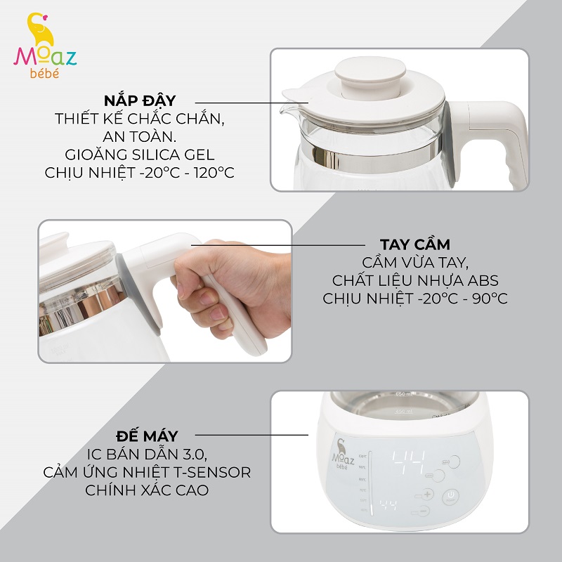 Bình đun nước thông minh Moaz BéBé MB – 002
