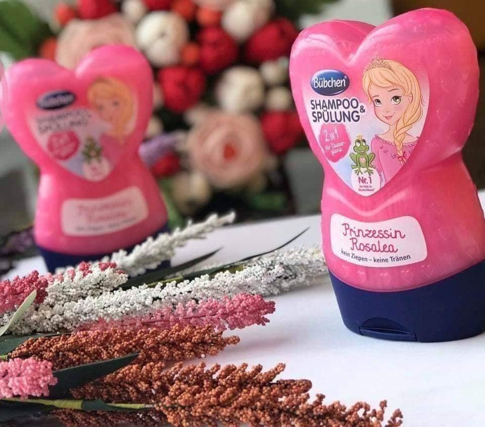 Dầu gội và xả Rosalea Bubchen 230ml phiên bản mới