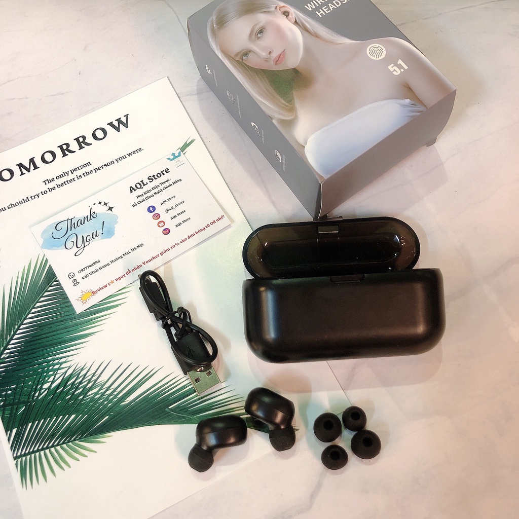 Tai Nghe Bluetooth AMOI F9 Pro - Tai Nghe Bluetooth Không Dây Cao Cấp - Tai  Nghe Bluetooth Mini Nhỏ Gọn Pin Siêu Trâu Có Bảo Hành Hỗ Trợ Mọi Dòng Máy |