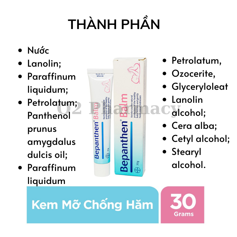 Kem chống hăm Bepanthen Balm tuýp 30g