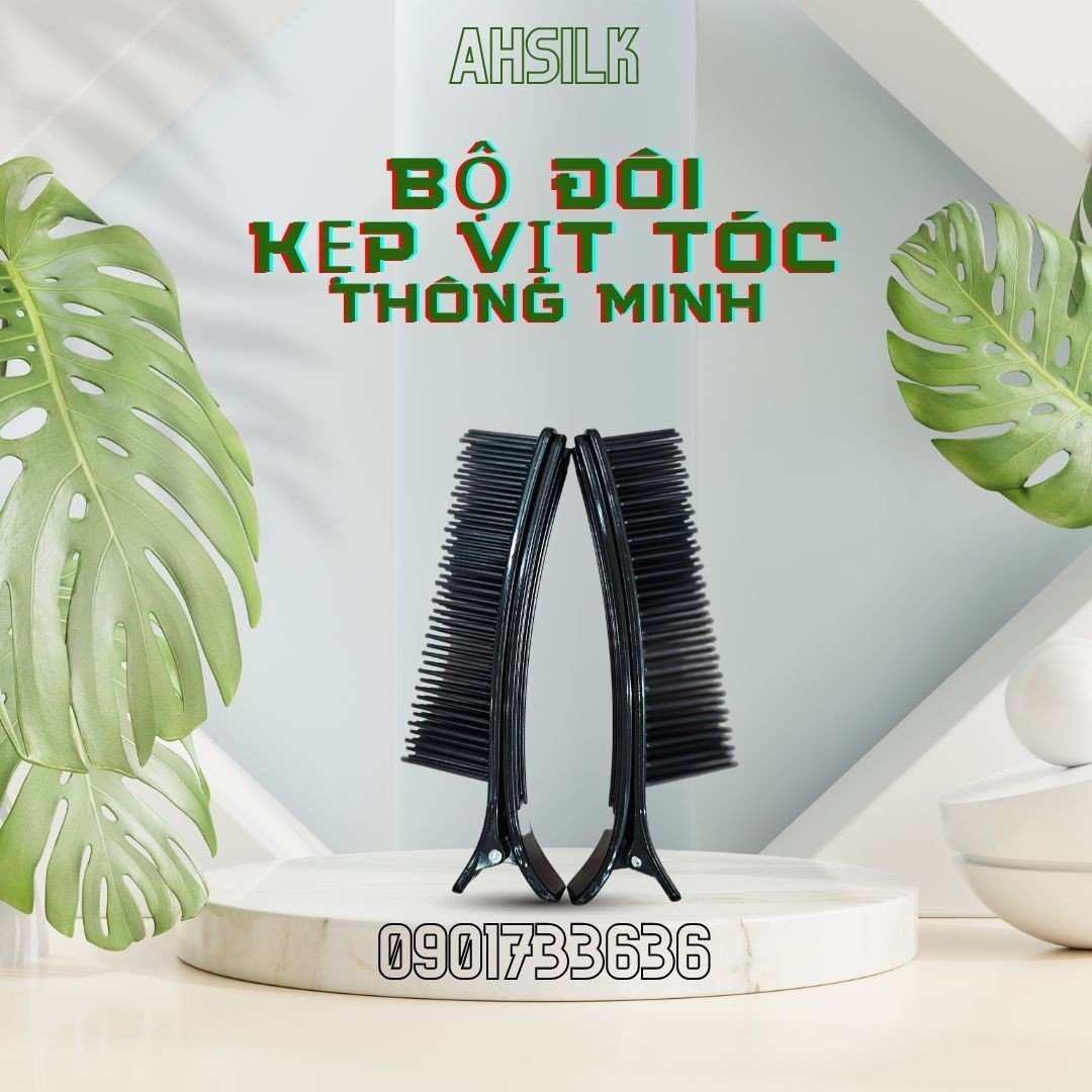 Kẹp Mỏ Vịt, Kẹp Vịt Làm Tóc- Chia Tóc, Cố Định Tóc Khi Uốn, Duỗi Tóc