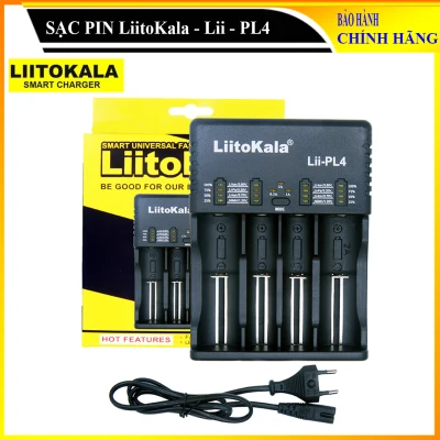 Bộ Sạc pin thông minh đa năng LiitoKaLa Lii-PL4, sạc pin AA, AAA, 18650, 26650, 21700…