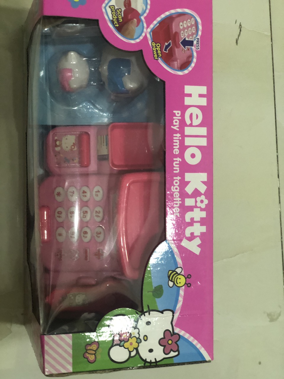 Bộ đồ chơi máy tính tiền siêu thị Hello Kitty