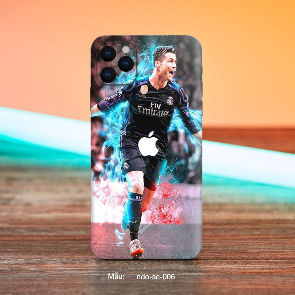 Miếng dán skin mẫu Ronado 02 cho iPhone 7 Plus, 8 Plus, X, XS, XS Max, 11, 11 Pro, 11 Pro Max