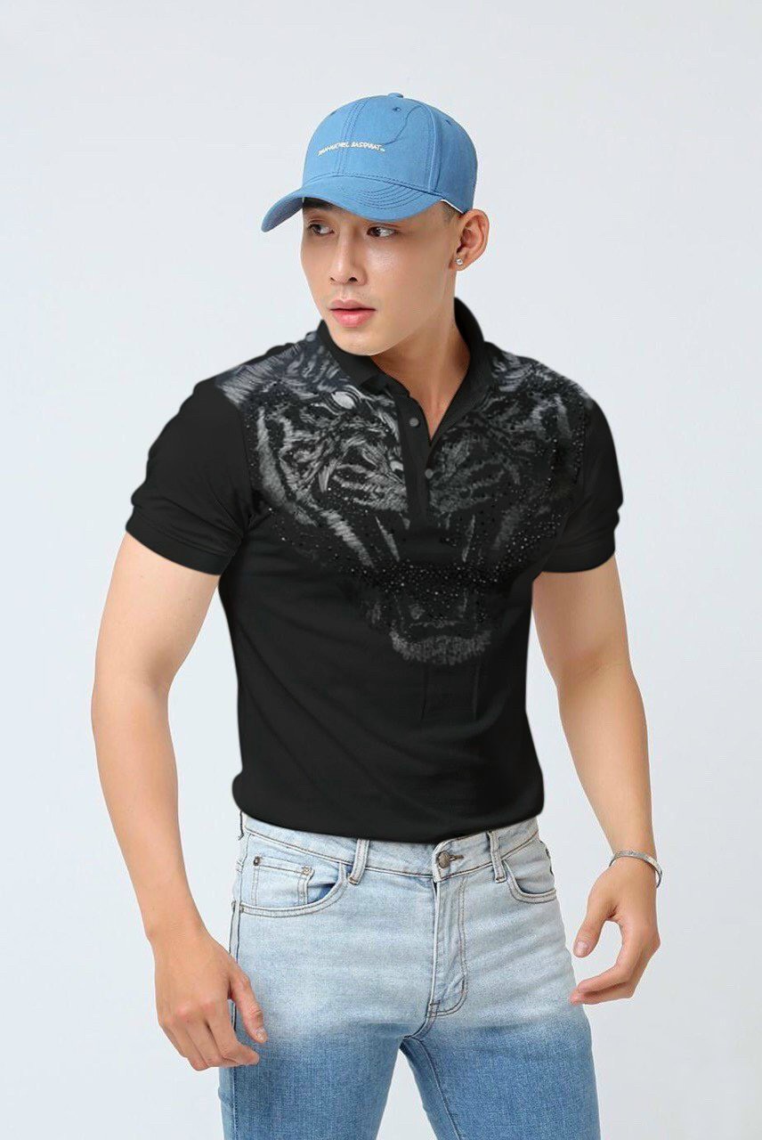Áo thun nam cổ bẻ thời trang - áo thun polo nam cao cấp - áo thun nam phong cách thời trang binstore94 ctpl08
