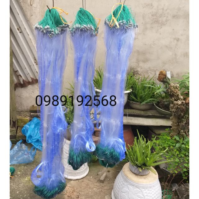 Lưới Đánh Cá 3 Lớp Then 3 Cao 1m2 Dài 100m bắt cá từ 400g đến 3kg (cam kết đổi trả trong 2 tuần đầu)