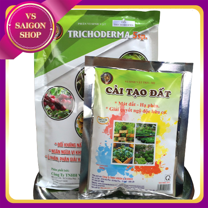 [HCM]TRICHODERMA :Vi nấm đối kháng-Phòng bệnh chết nhanh chết chậm-gói 500G
