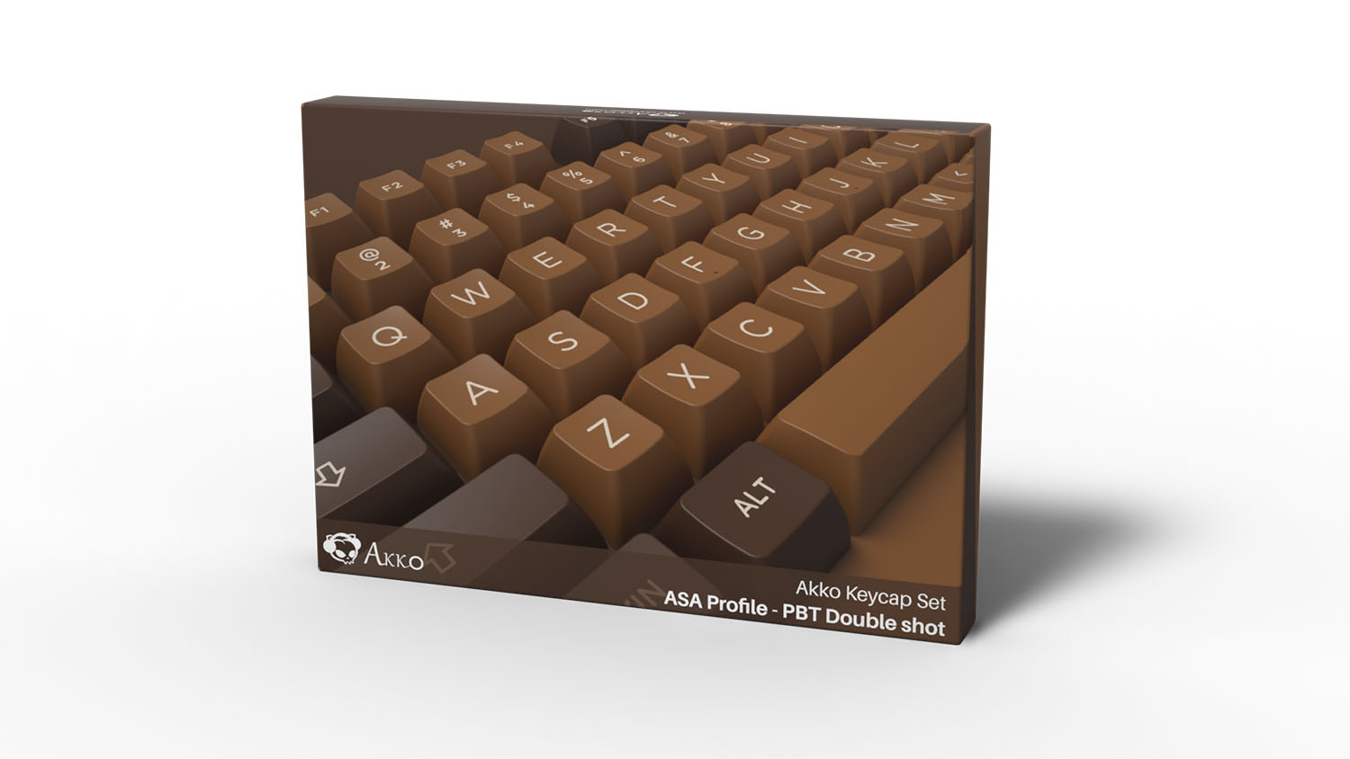 Bộ keycap AKKO Chocolate (PBT Double-Shot/ ASA profile/ 178 nút)