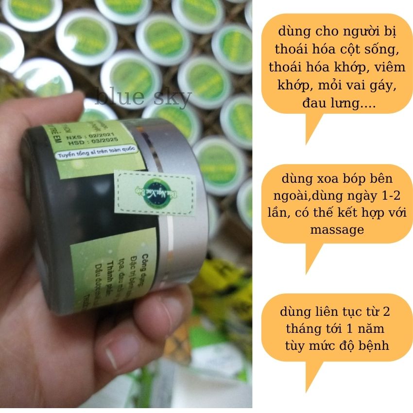 Dầu nga xoa bóp loại 100gr