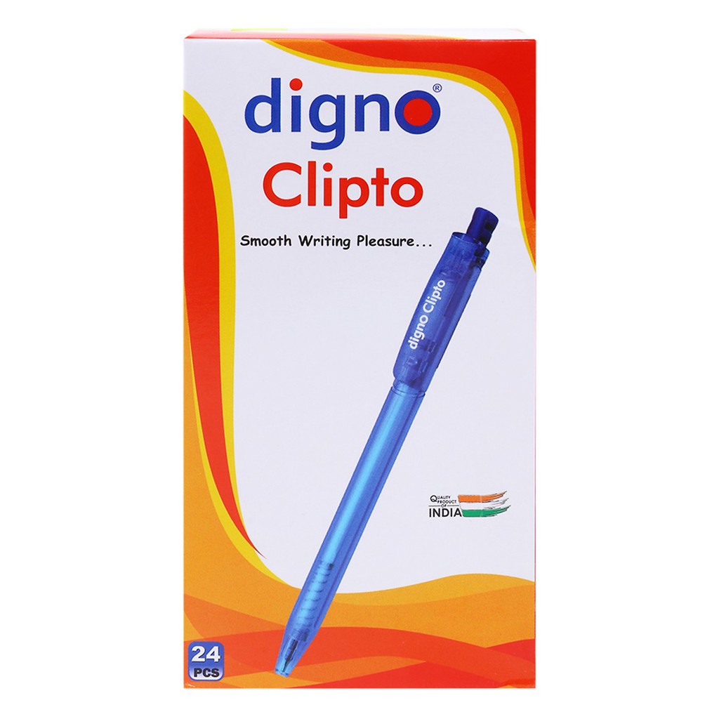 Hộp 24 cây viết clipto mực đỏ