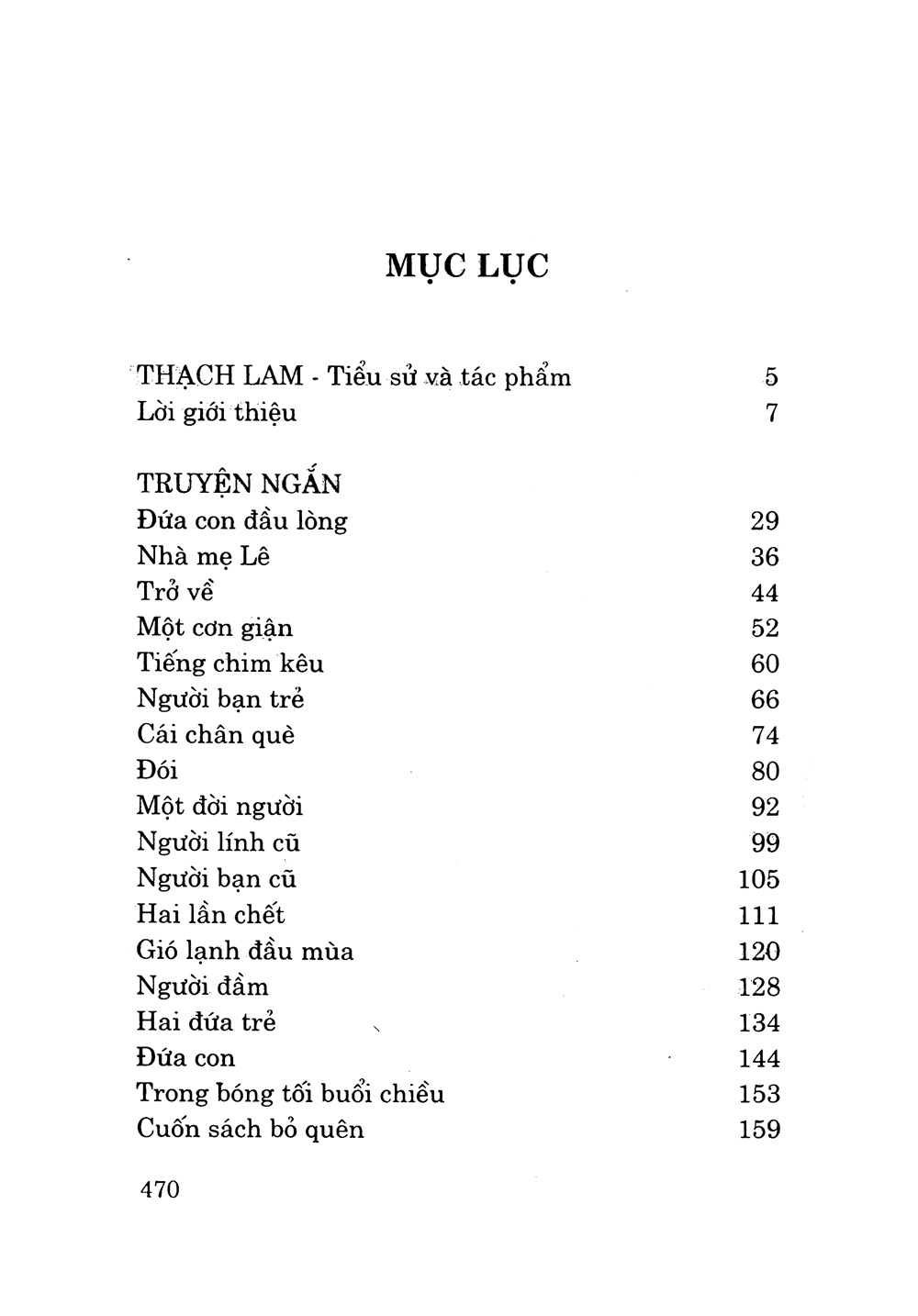 Tuyển Tập Thạch Lam (Bìa Mềm)