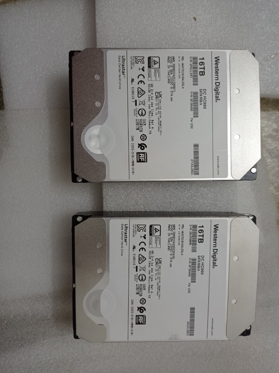 HDD 16TB14TB WD ultra star data center