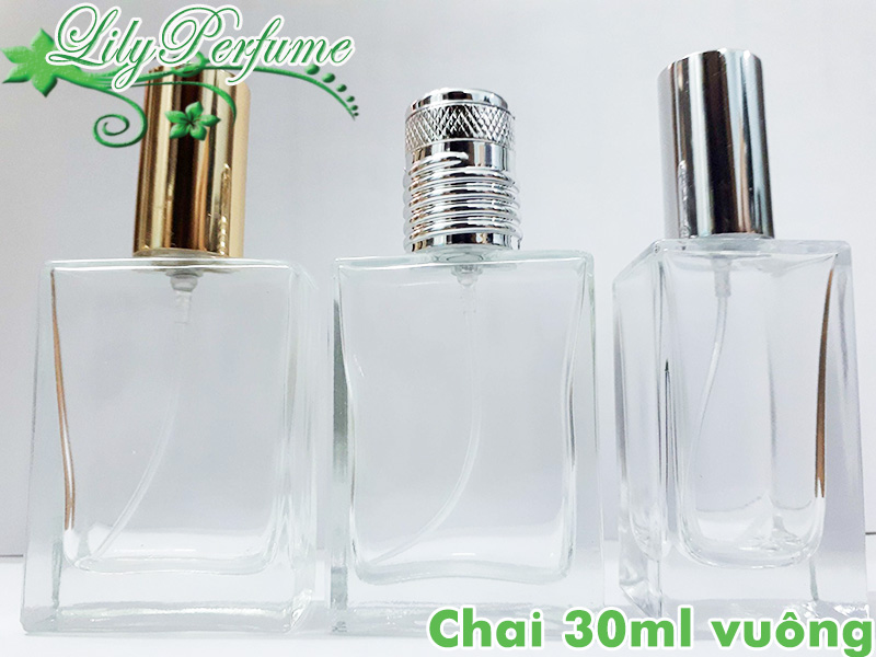 Lọ chiết nước hoa 30ml thủy tinh (Vỏ chiết nước hoa/ Chai chiết nước hoa)