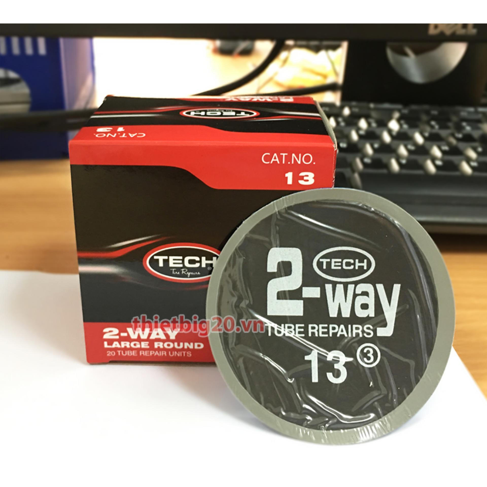 Miếng vá săm hình tròn Tech 13 (80mm) - 20 miếng