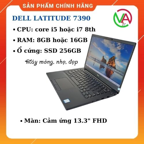 Laptop Dell Latitude e7390 màn hình cảm ứng 13.3" FHD, máy mỏng nhẹ đời cao