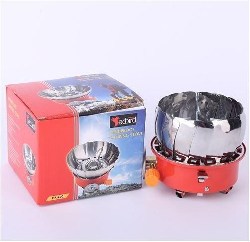 Bếp Ga Mini Chắn Gió Xếp Gọn Du Lịch Tiện Lợi