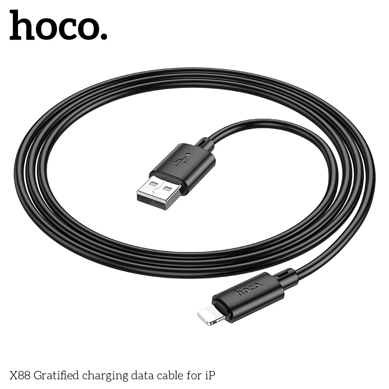 Dây cáp sạc điện thoại chân Type-C, Micro, Lighning x88