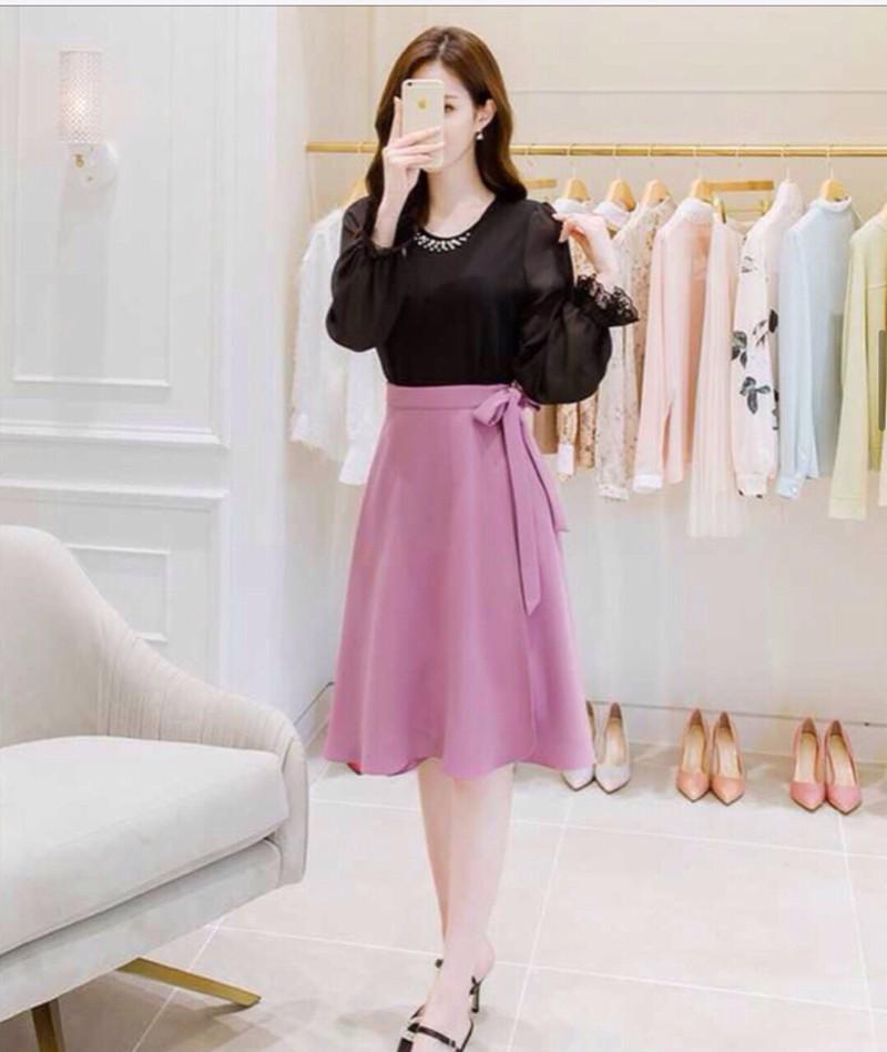 [HCM]Chân váy xòe ruby