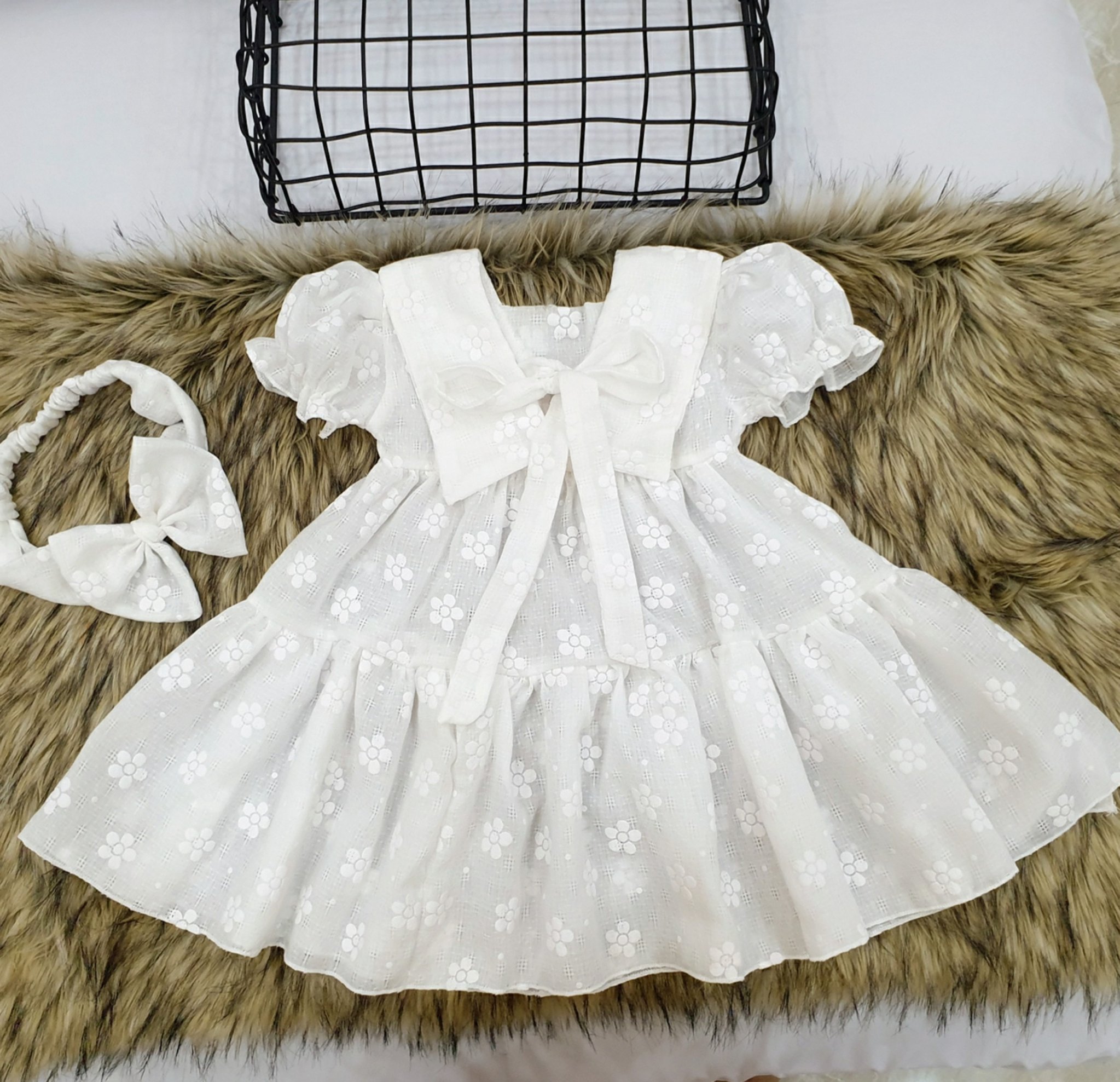 [HCM]VÁY TRẮNG TIỂU THƯ THÔNG HƠI (5-30KG) TẶNG KÈM TUBAN