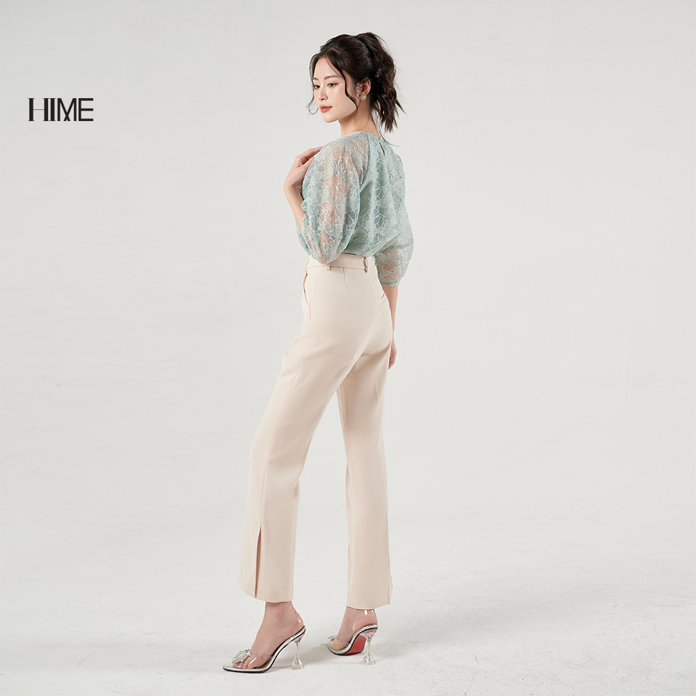 Quần ống loe xẻ gấu HIME H144BF2Q0223