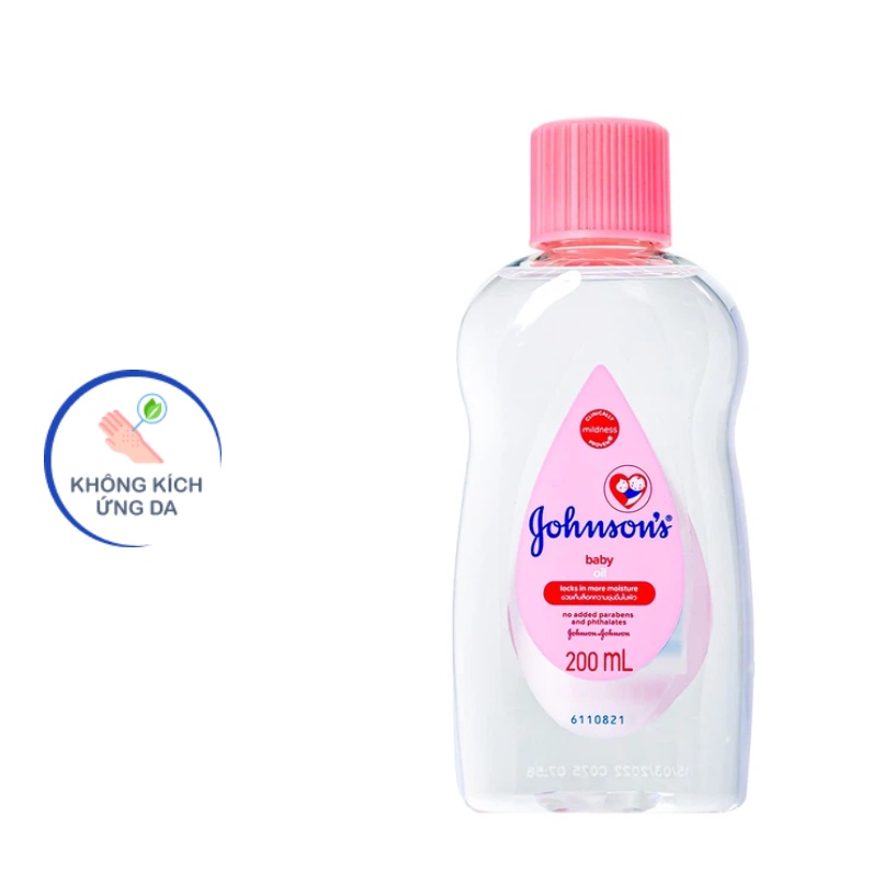 Dầu Massage và Dưỡng Ẩm Johnson Baby 200ml