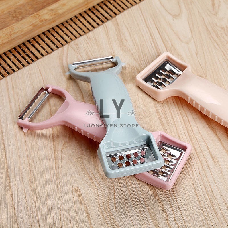 Dao Bào Gọt Rau Củ Quả 2 Đầu Lúa Mạch Đa Năng