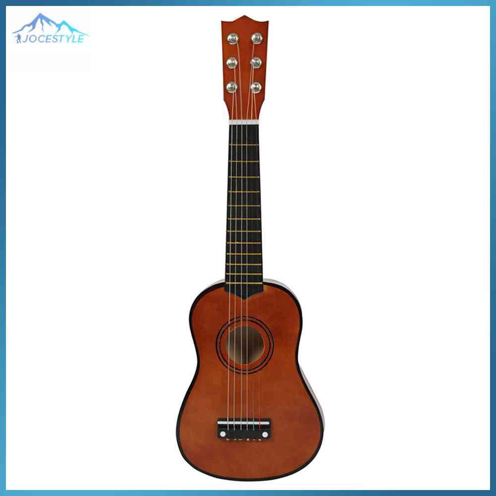 21 inch Basswood Small Guitar Ukulele 6 Strings Instrument Kid Beginner Toy 53.5x17.5x5.5cm