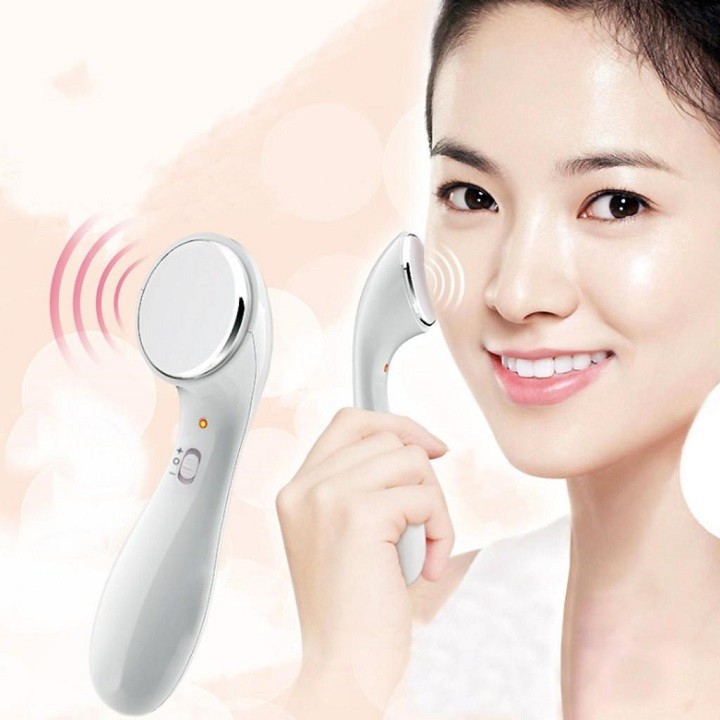Máy massage mặt ion cầm tay