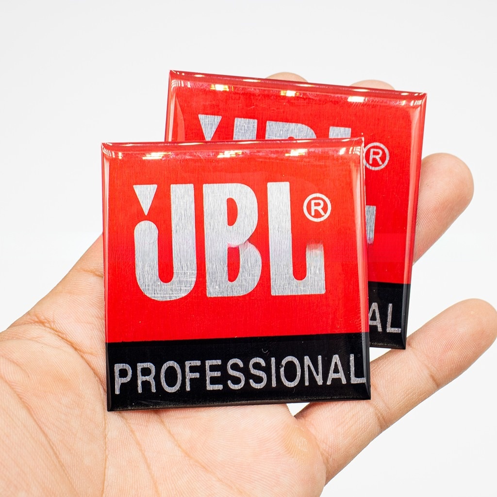 Logo Loa JBL Professional 6x6cm Dán Loa ( giá 1 đôi )