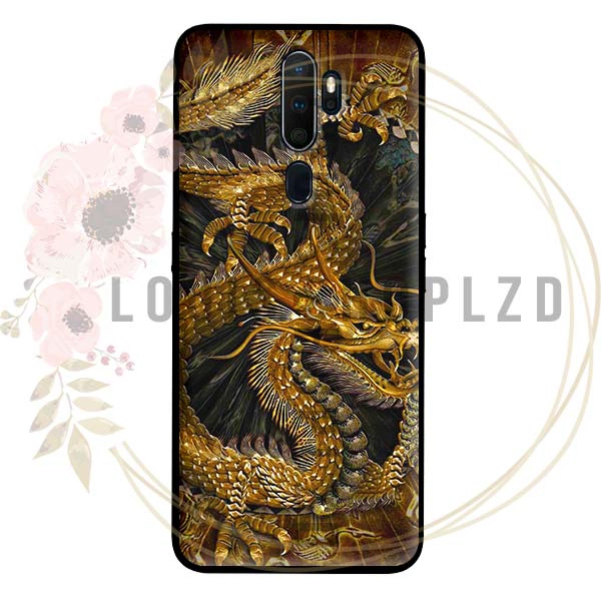 [HCM]Ốp Lưng Oppo A5 2020 A9 2020 - Rồng Nền Đen