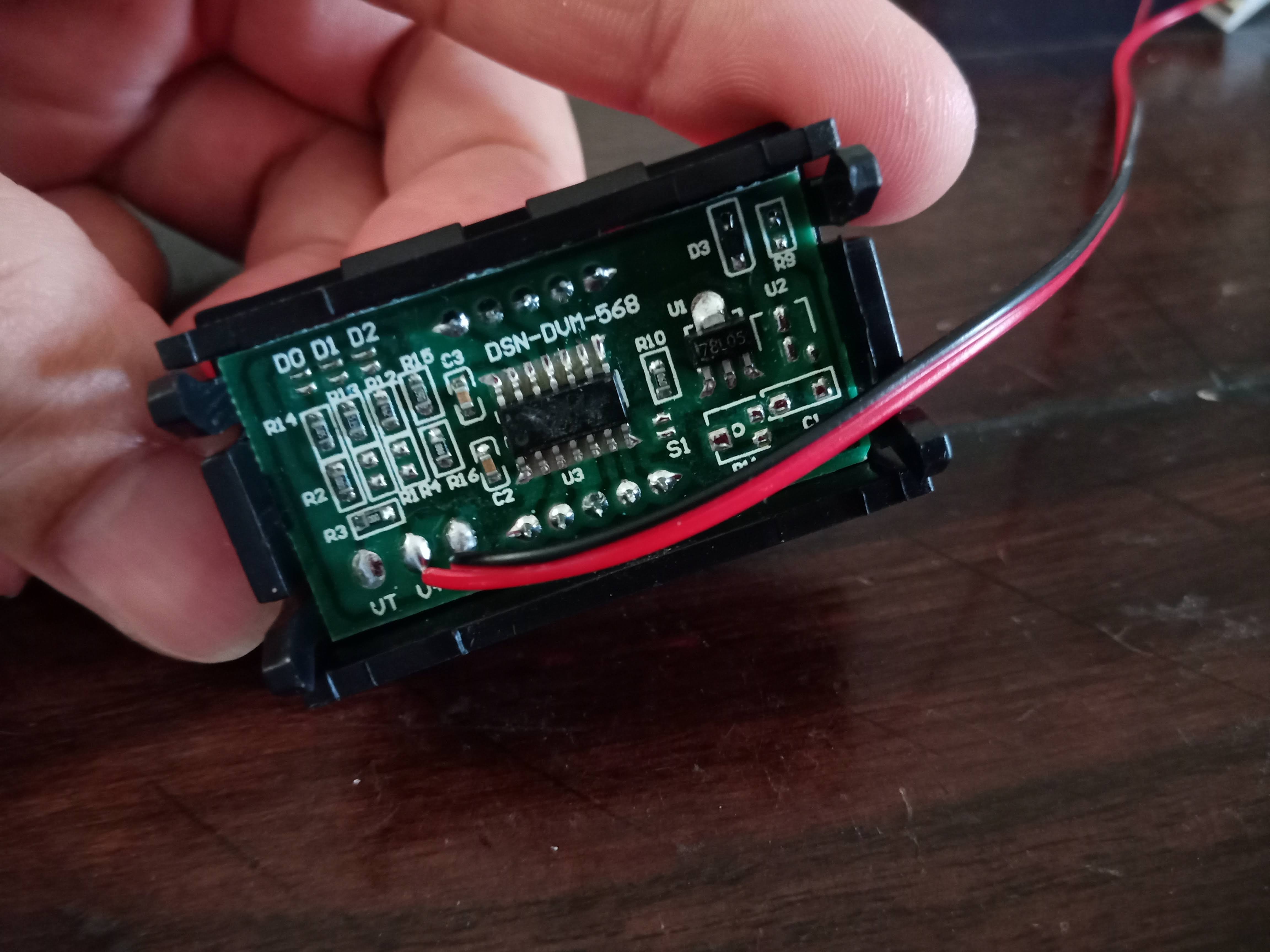 Đồng Hồ Led Báo Volt DC, Đo Điện Áp Một Chiều