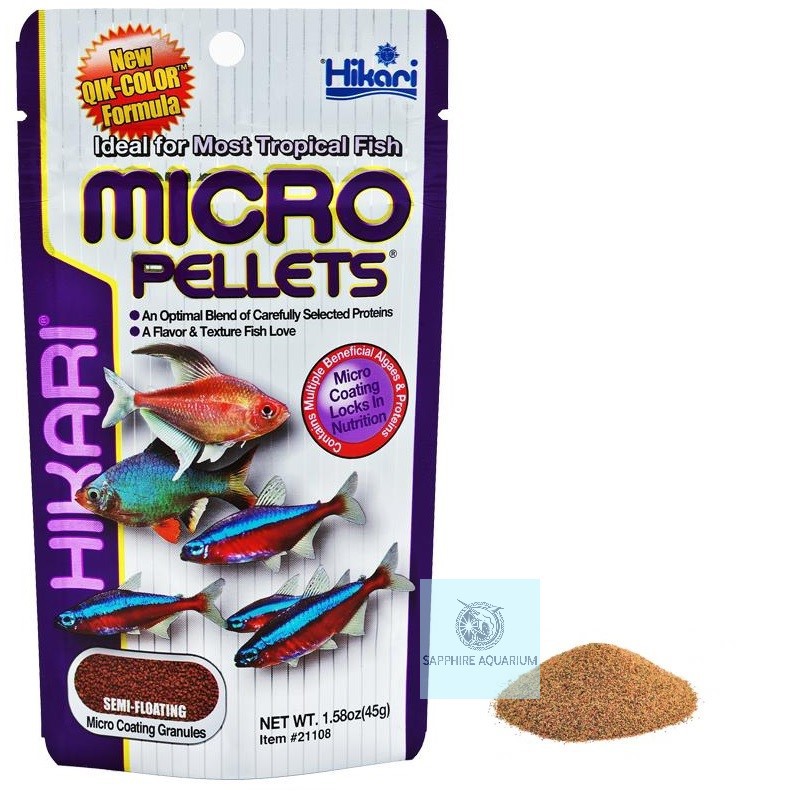 Thức ăn cá Hikari Tropical Micro Pellets 45gam