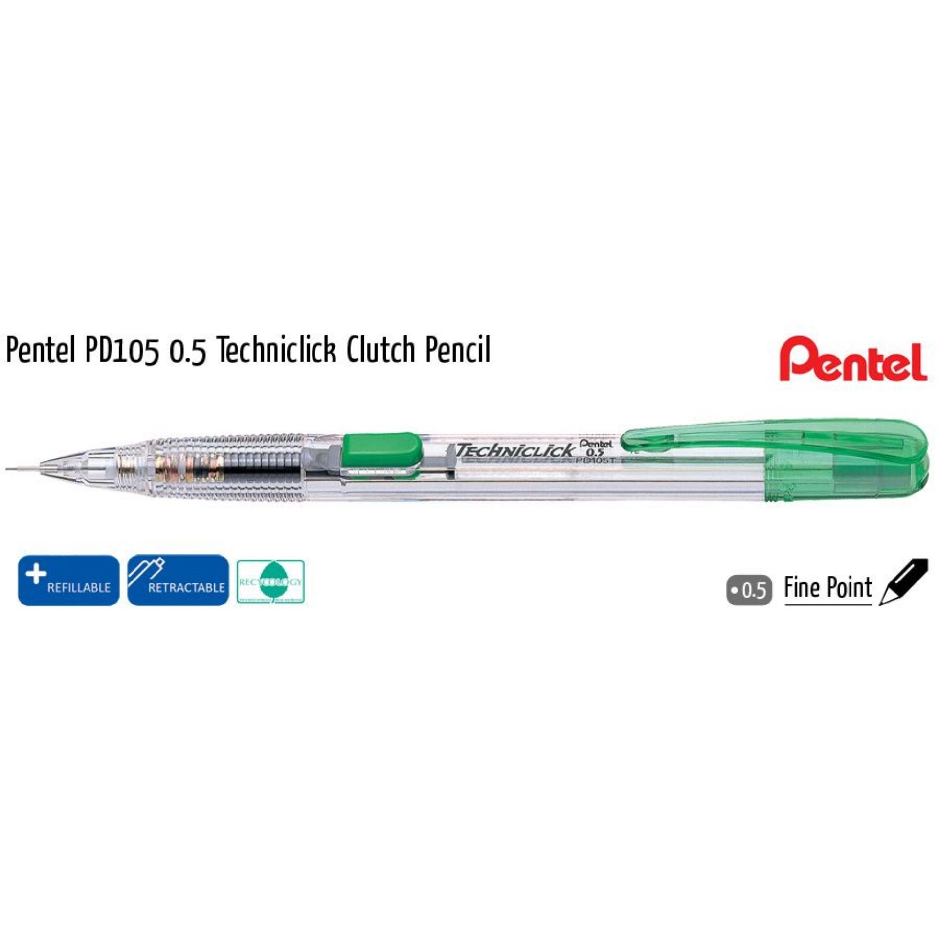 Chì bấm giữa thân  pentel 0.5mm PD105